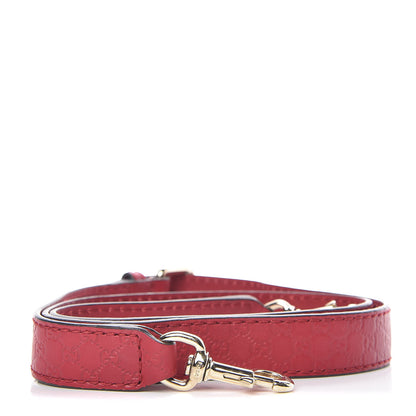 Gucci Guccissima 25mm Shoulder Strap Red 1 of 3