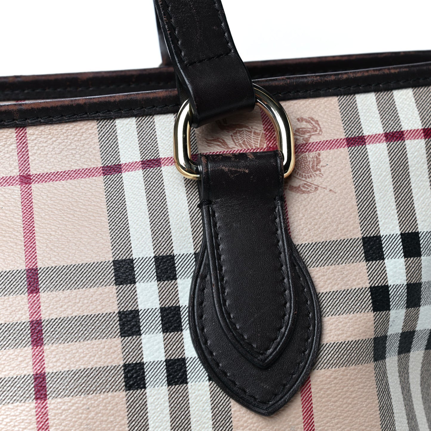 Haymarket Check Medium Regent Tote Chocolate