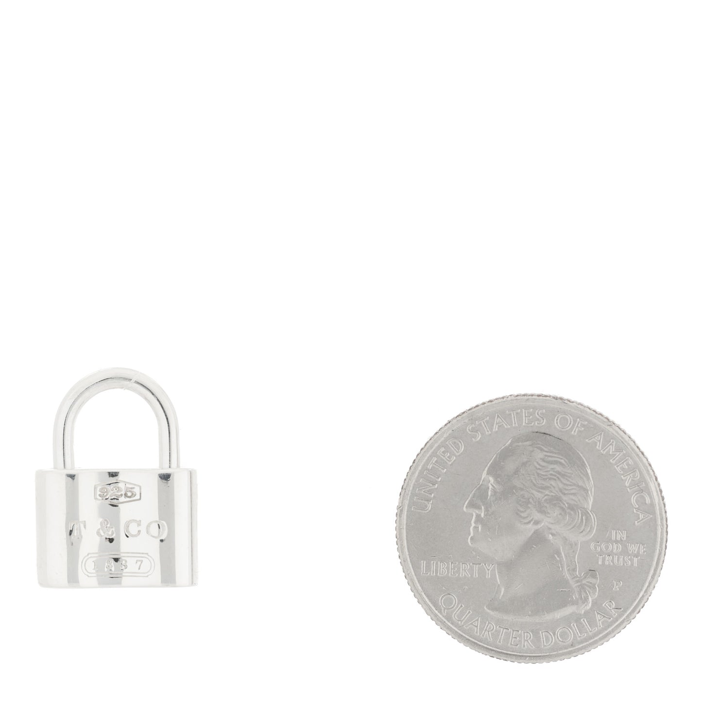 Sterling Silver 1837 Lock Charm