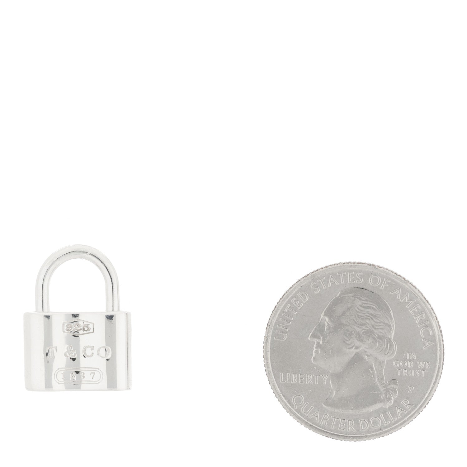Tiffany Sterling Silver 1837 Lock Charm 2 of 4