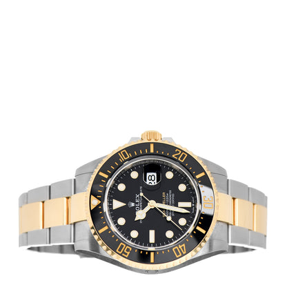 Rolex Stainless Steel 18K Yellow Gold 43mm Oyster Perpetual Date Sea-Dweller Deepsea Watch 126603 2 of 5