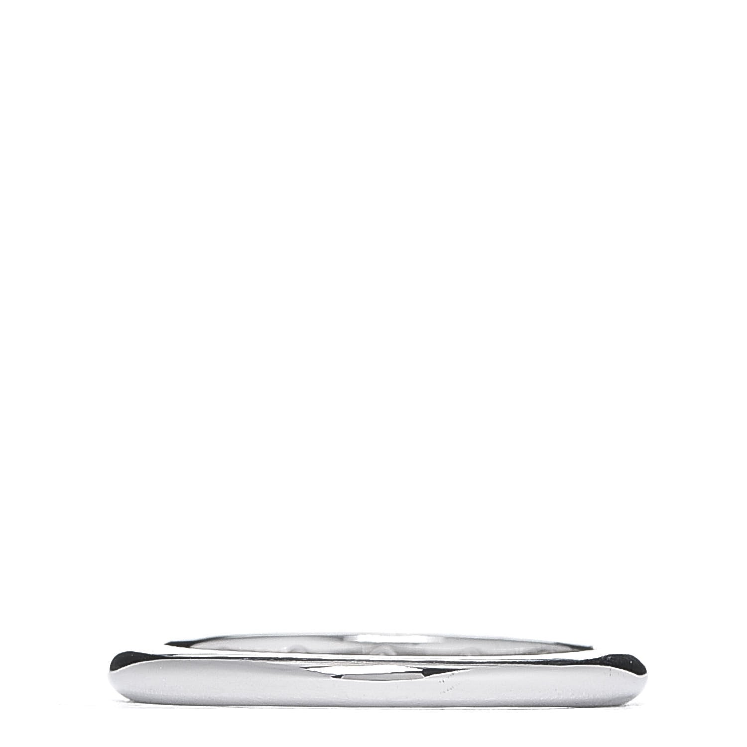 Bulgari Platinum Diamond Fedi Wedding Band Ring 48 4.5 2 of 4