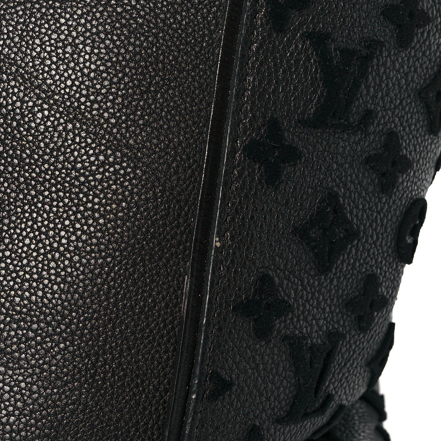 Louis Vuitton Cuir Orfevre Veau Cachemire Tote W GM Black 17 of 19