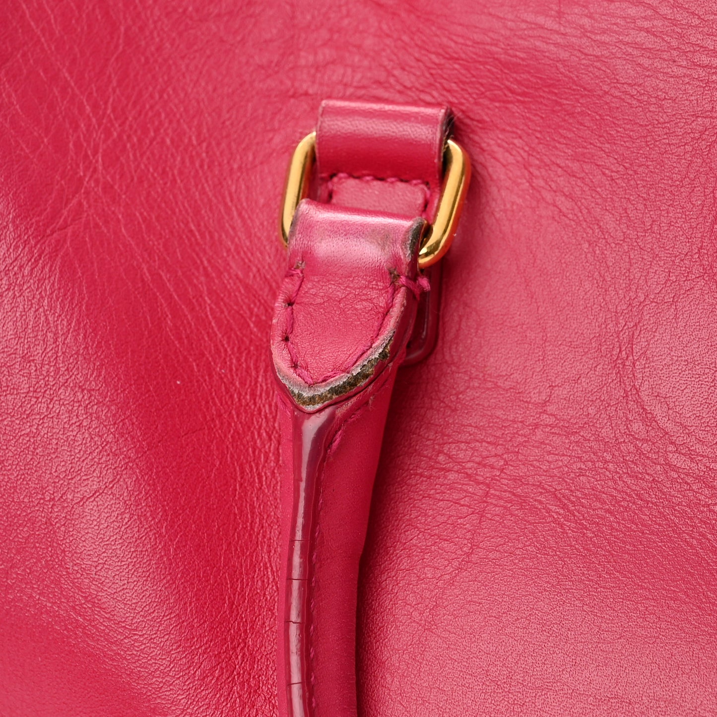 Calfskin Classic Baby Duffle Fuchsia