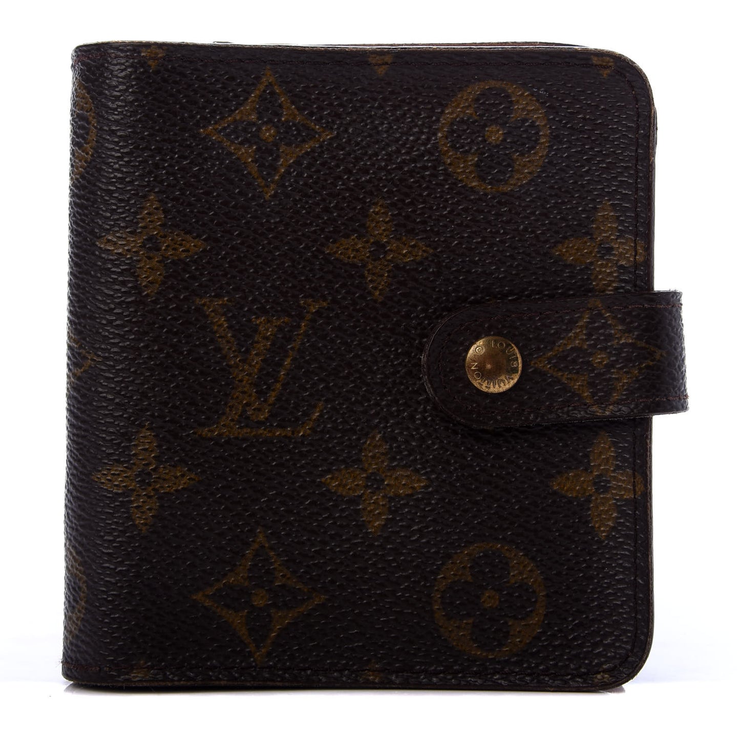 Monogram Compact Zippe Zipped Wallet