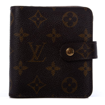Louis Vuitton Monogram Compact Zippe Zipped Wallet 1 of 8