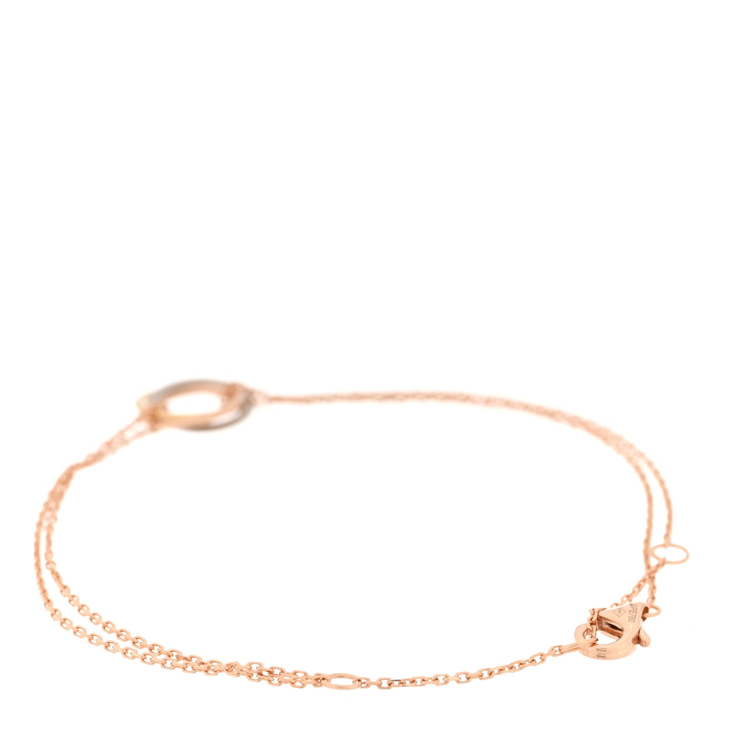 18K Pink Yellow White Gold Trinity Bracelet