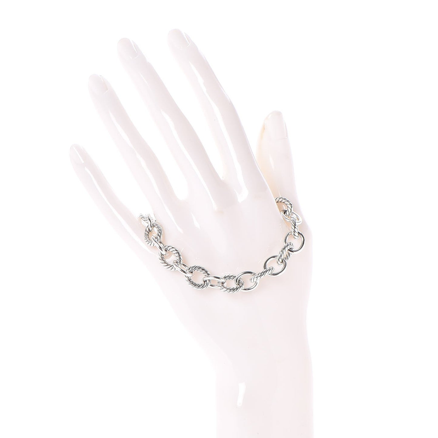Sterling Silver 10mm Medium Oval Link Bracelet
