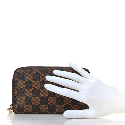Louis Vuitton Damier Ebene Zippy Compact Wallet 2 of 6