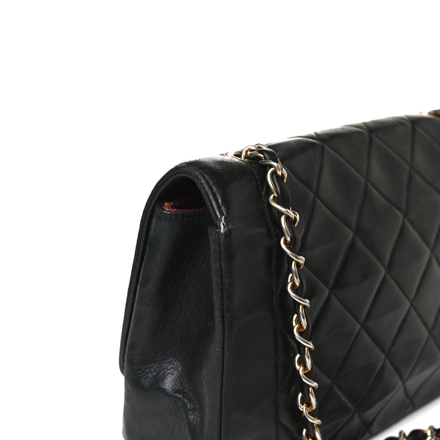 Chanel Lambskin Quilted Small Single Flap Black 12 of 21