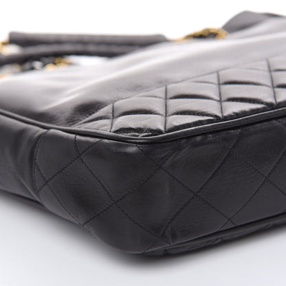 Chanel Lambskin Quilted Shoulder Bag Black 9 of 14