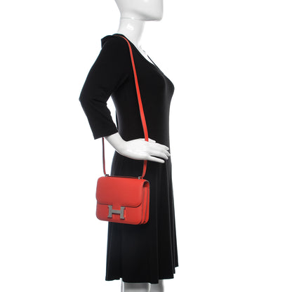 Hermes Epsom Constance 18 Rouge de Coeur 2 of 24