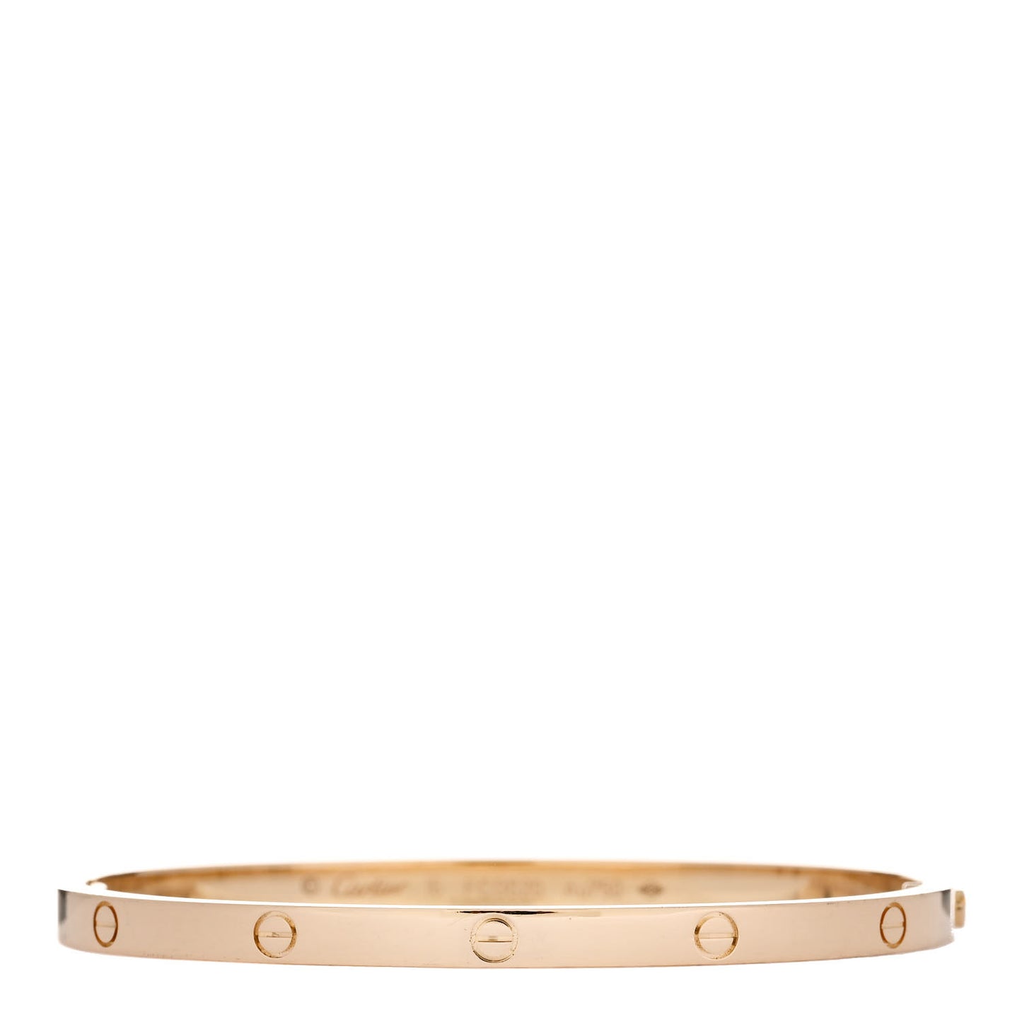 18K Yellow Gold Small LOVE Bracelet 16