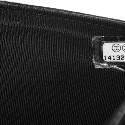 Chanel Patent Quilted Large Flap Wallet Black 7 of 7