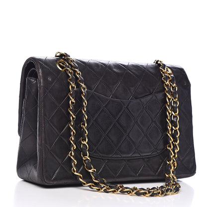 Chanel Lambskin Quilted Medium Double Flap Black 3 of 15
