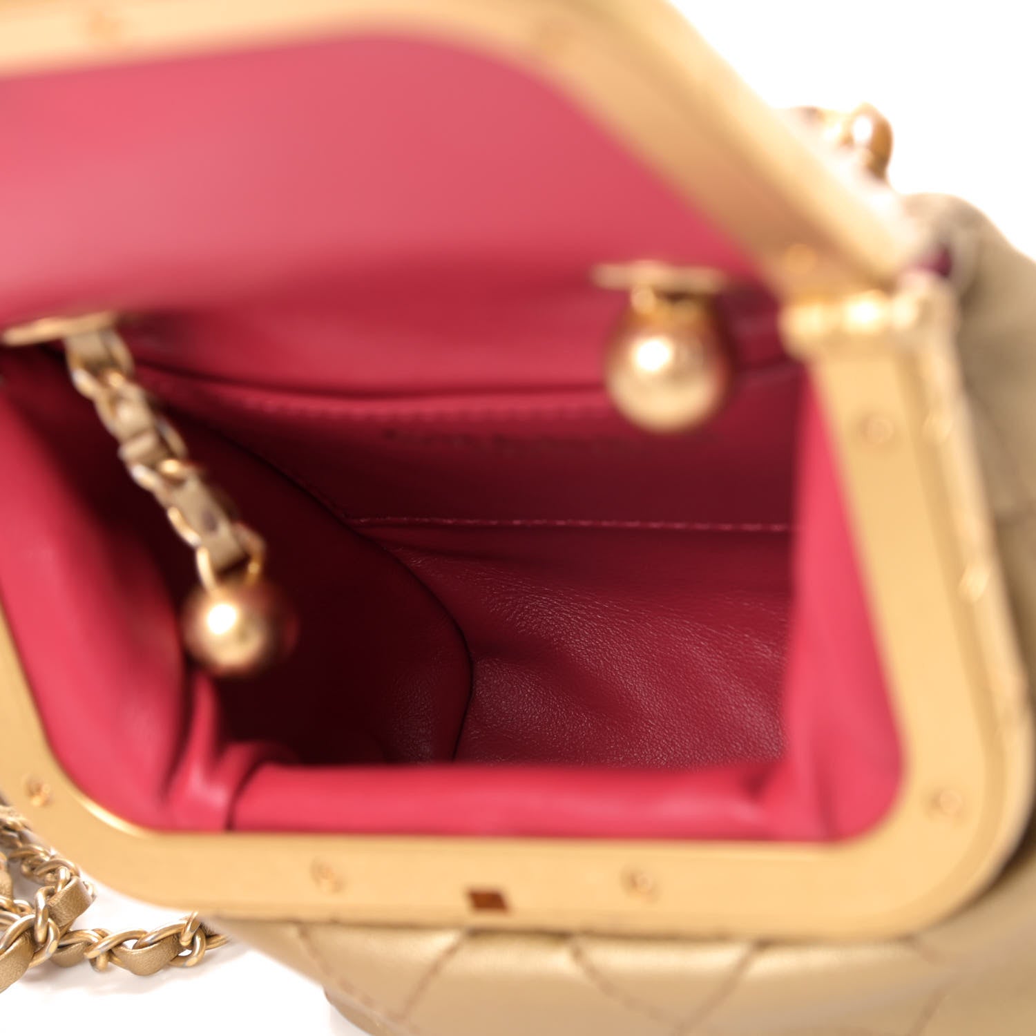 Chanel Metallic Lambskin Quilted Small My Crush Bag Gold 4 of 4