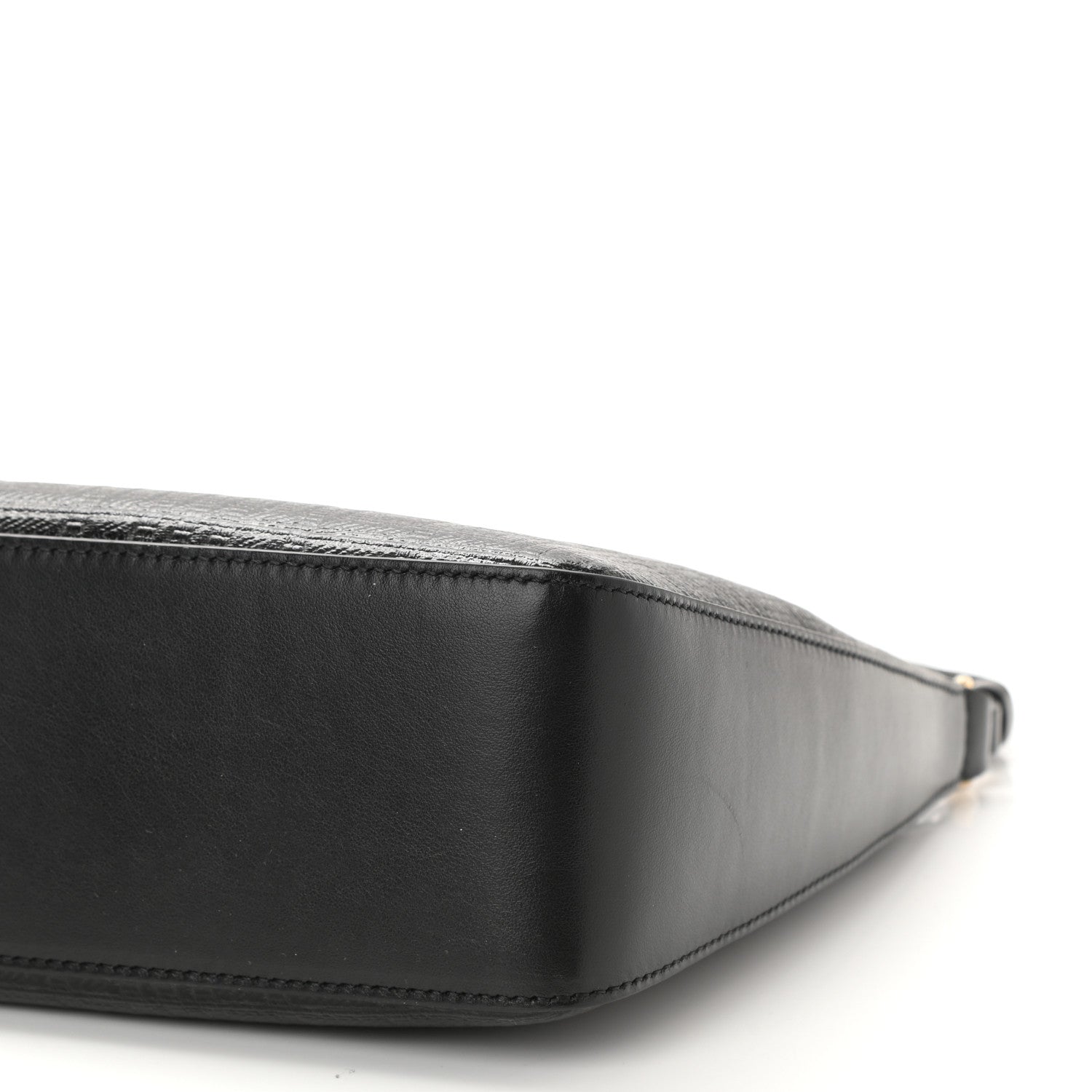 Givenchy Coated Canvas Logo 4G Embossed Small Moon Cut Out Shoulder Bag Black 10 of 10