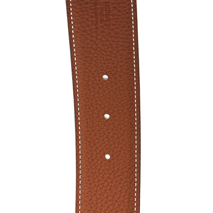 Hermes Box Togo 38mm Belt Strap 100 Black Gold 4 of 7