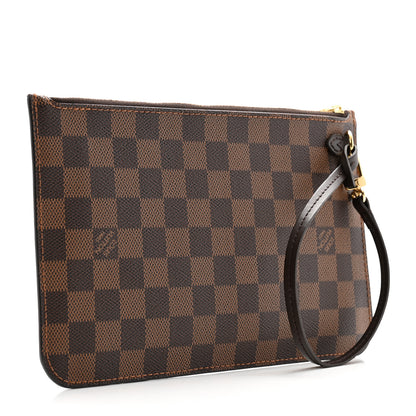 Louis Vuitton Damier Ebene Neverfull MM GM Pochette 3 of 9
