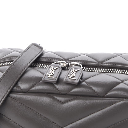Saint Laurent Calfskin Y Quilted Monogram Small Loulou Bowling Bag Earth 11 of 11