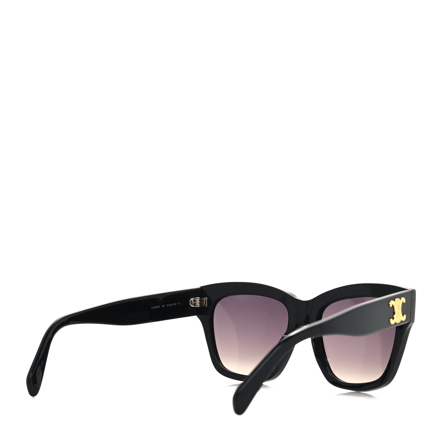 Acetate Triomphe Sunglasses CL 40253I Black