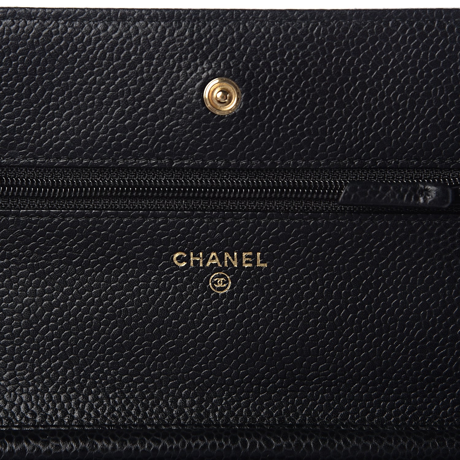Chanel Caviar Quilted Wallet On Chain WOC Black 6 of 11