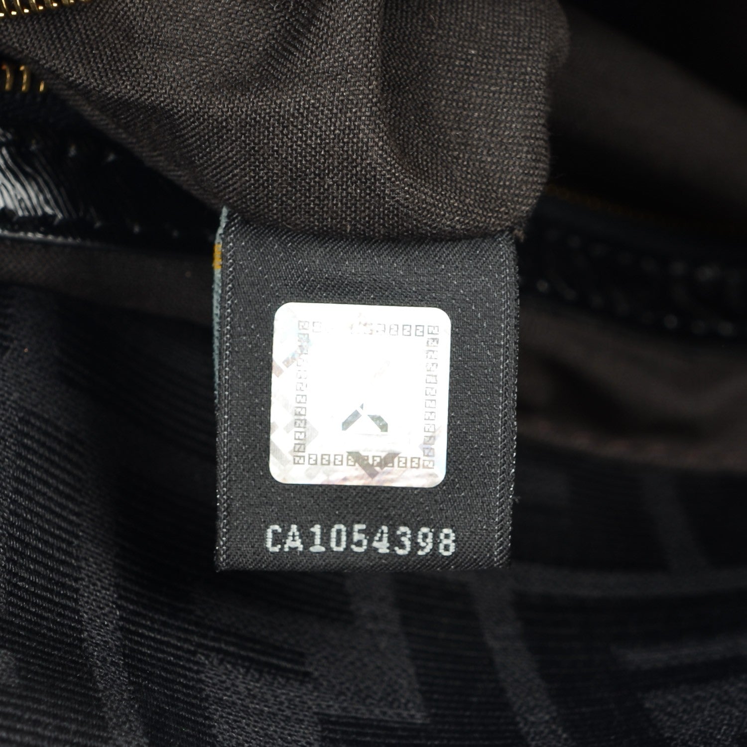 Fendi Zucca Large Chef Shopper Tote Black 8 of 9