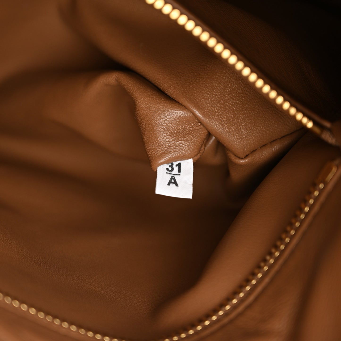 Soft Calfskin Large Aimée Shoulder Bag Caramel