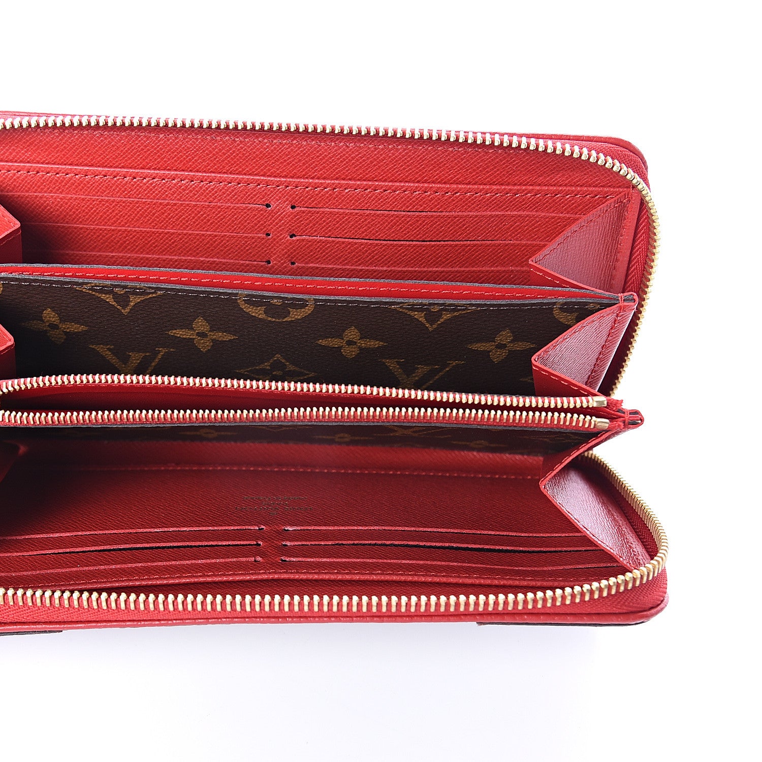 Louis Vuitton Monogram Retiro Zippy Wallet Cherry 4 of 5