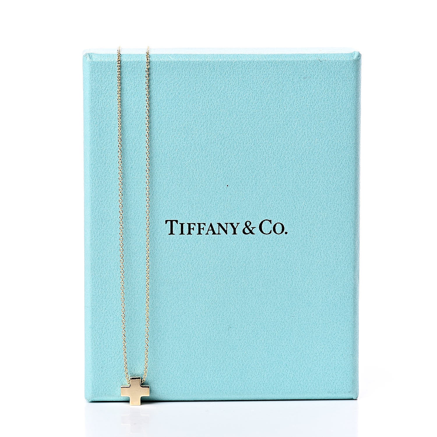 Tiffany 18K Yellow Gold Cruciform Cross Pendant Necklace 7 of 7