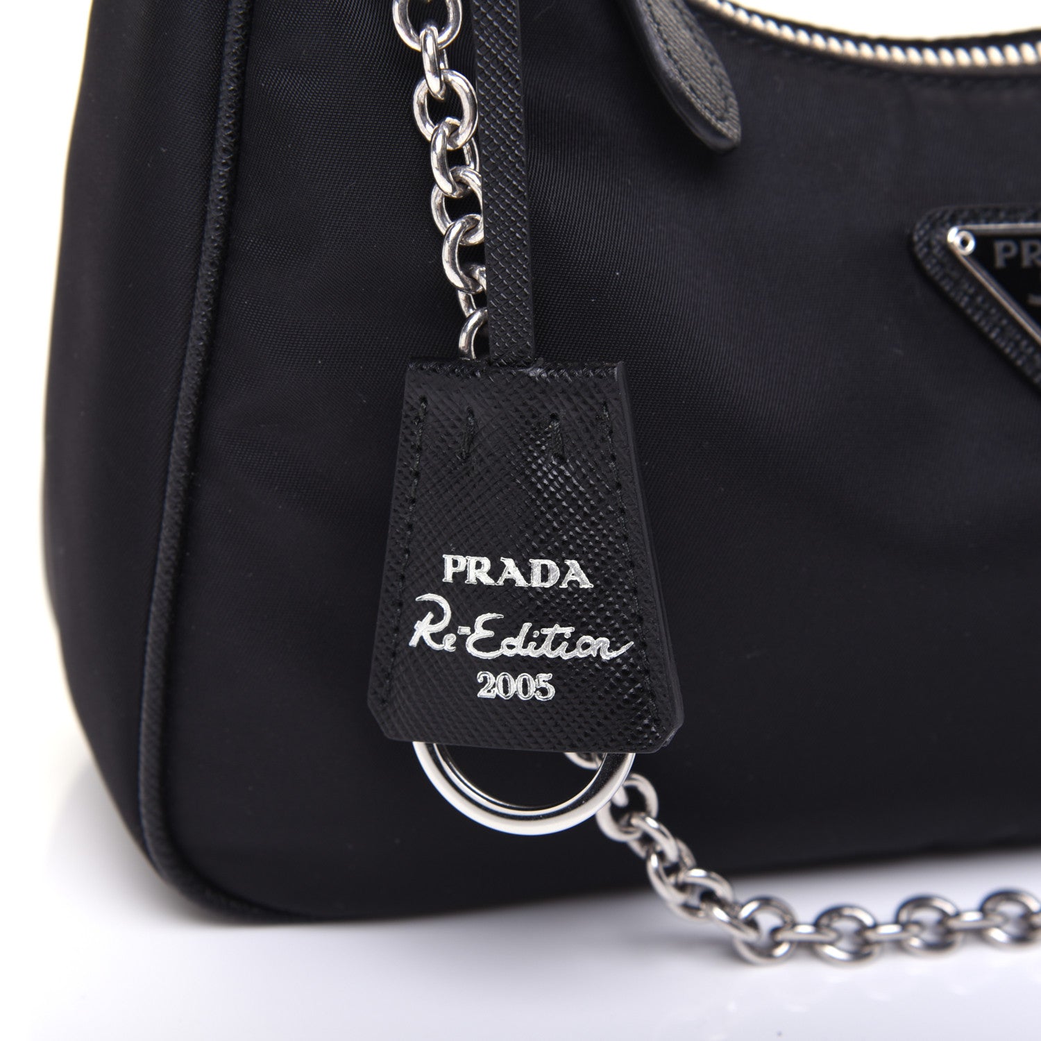 Prada Nylon Re-Edition 2005 Shoulder Bag Black 12 of 16