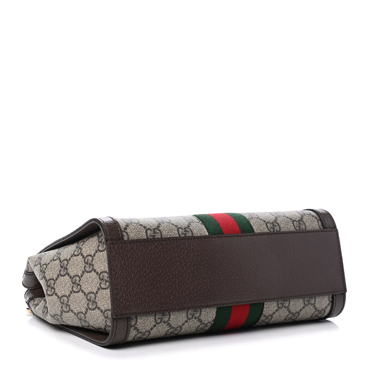 GG Supreme Monogram Small Ophidia Tote Bag Brown