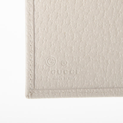 Gucci Monogram Calfskin Continental Flap Wallet Off White Blue 6 of 7