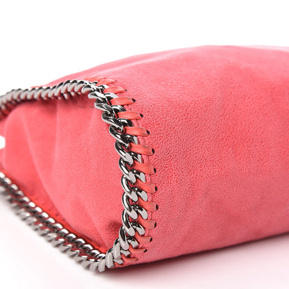 Stella McCartney Shaggy Deer Mini Falabella Fold Over Tote Pink Fluo 8 of 15