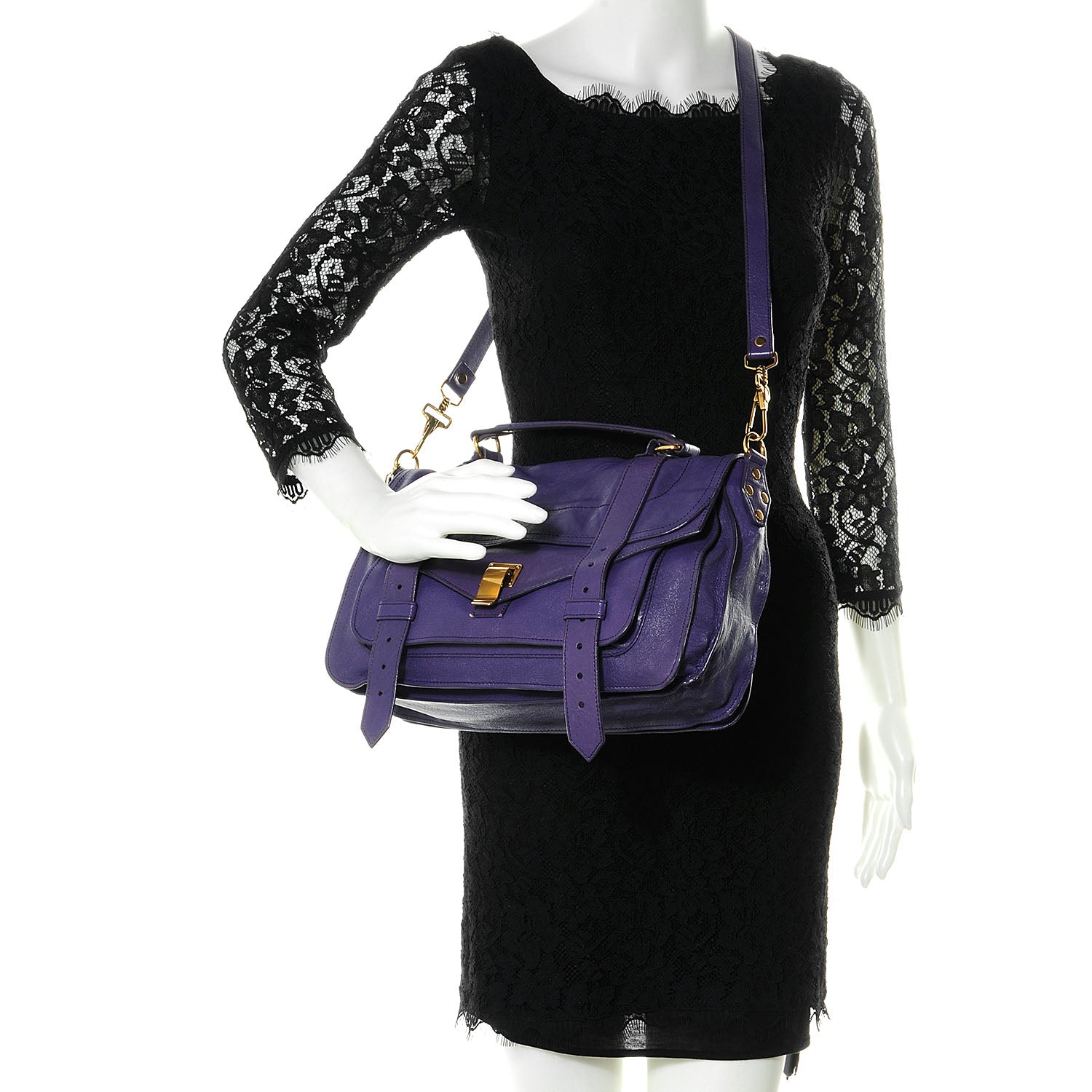 Proenza Schouler Lambskin PS1 Medium Satchel Veruca Salt 2 of 12