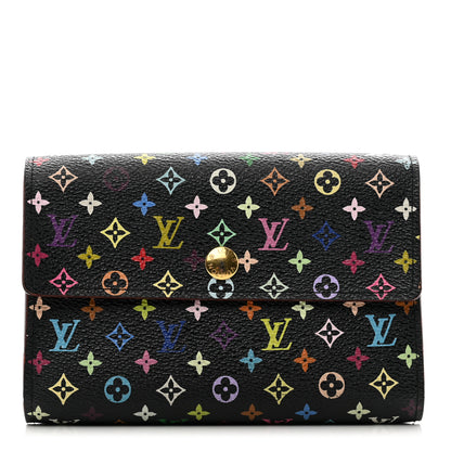 Louis Vuitton Monogram Multicolor Alexandra Wallet Black 1 of 9