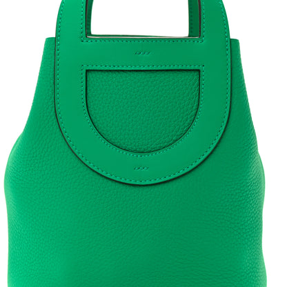 Hermes Taurillon Clemence Swift In-The-Loop 18 Bag Vert Comics 8 of 13
