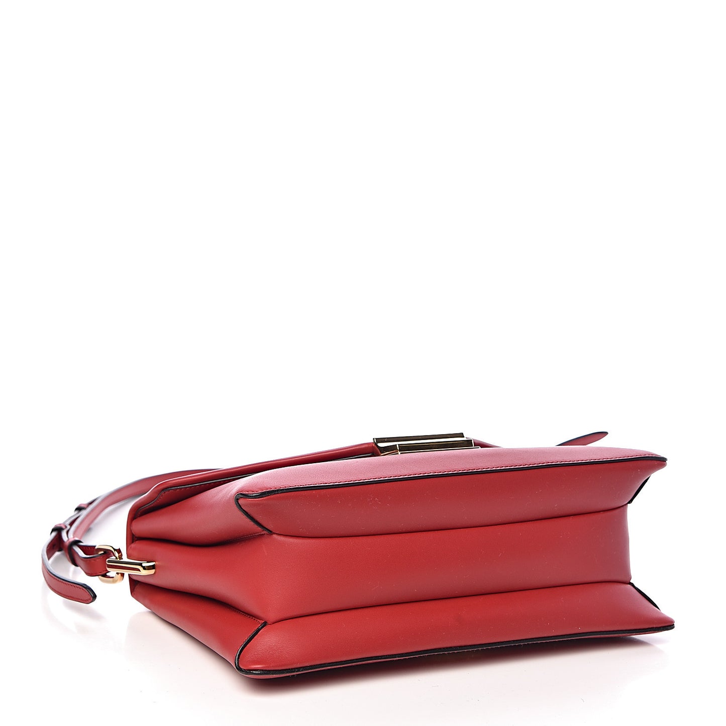 New Calfskin Ingrid Shoulder Bag Fuoco