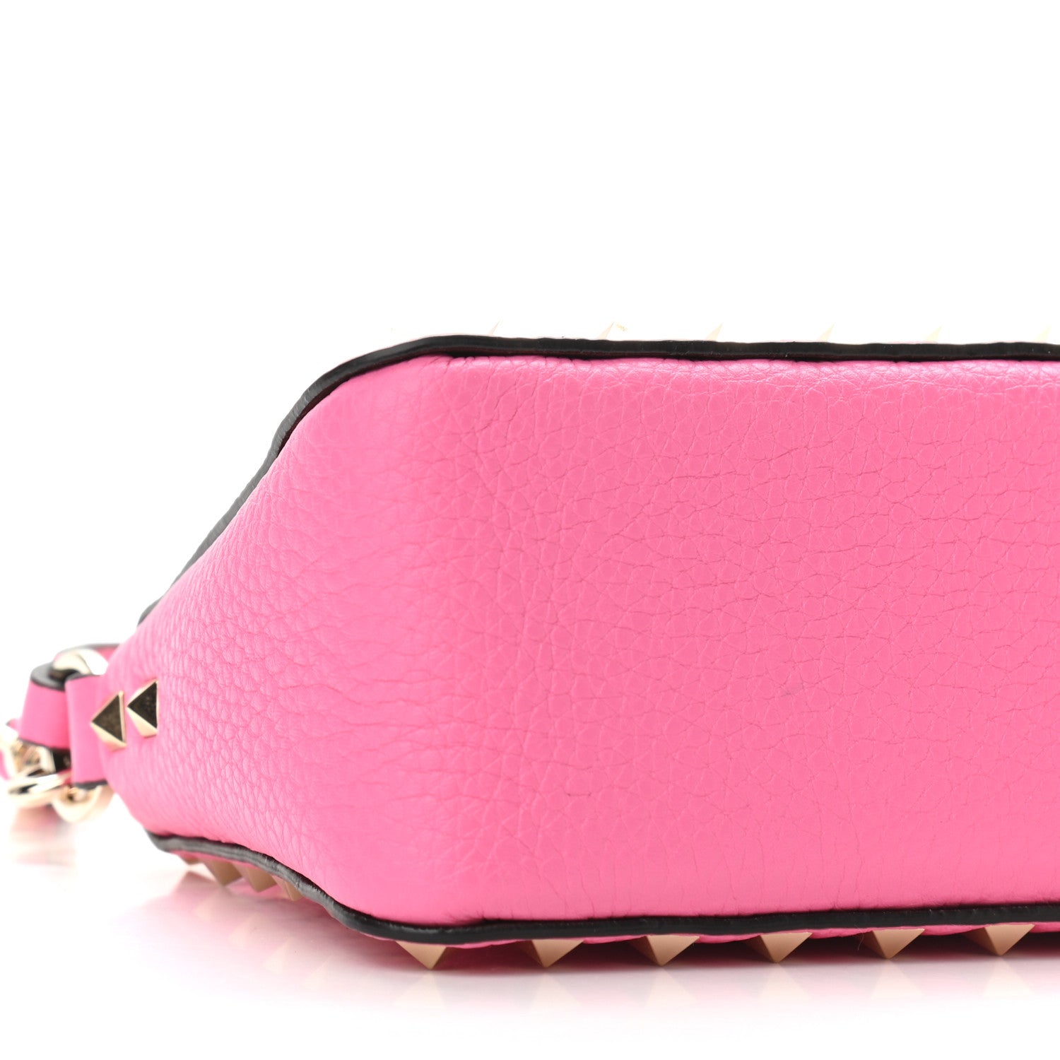Valentino Garavani Pebbled Calfskin Small Rockstud Flip Lock Shoulder Bag Dawn Pink 8 of 9