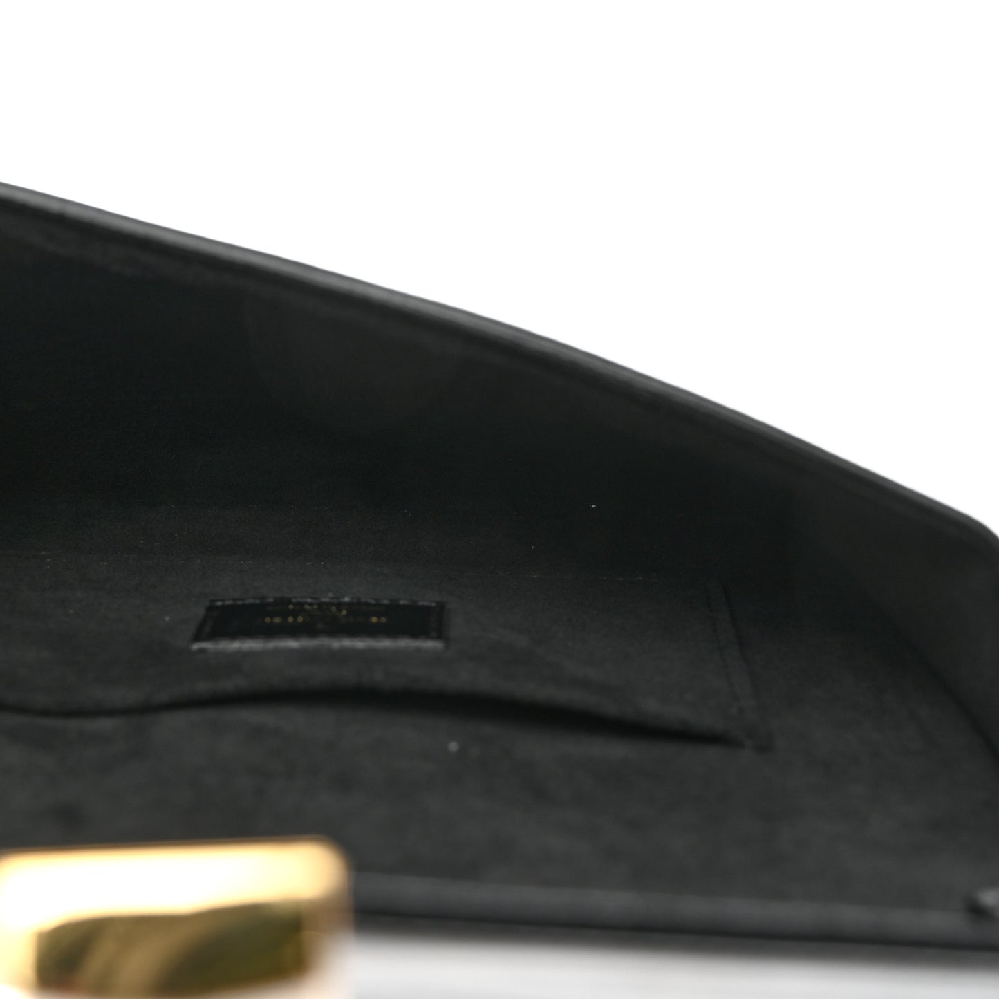 Monogram Padlock On Strap Black