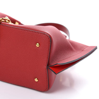 Valentino Garavani Grainy Calfskin Small VLogo Escape Shopper Rosso Valentino 7 of 12