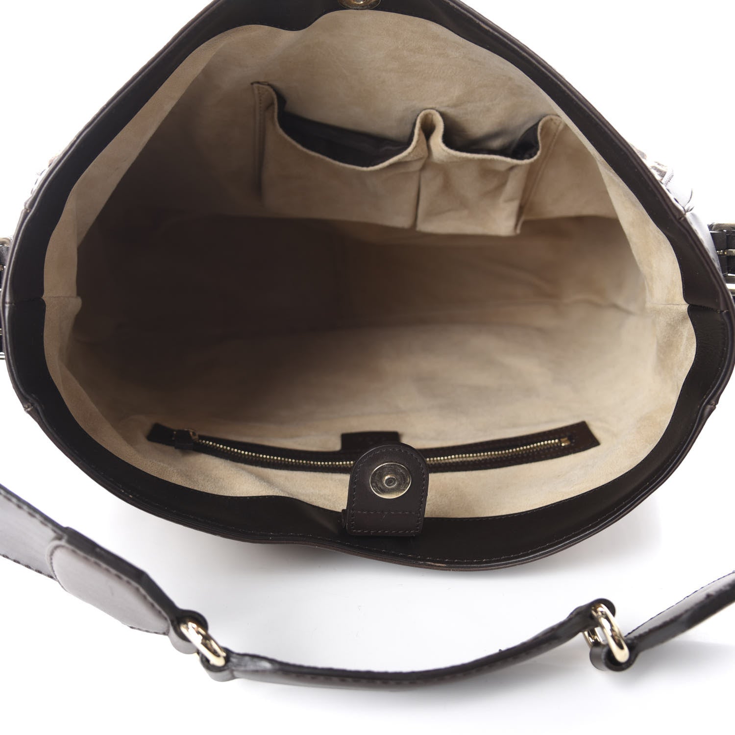 Gucci Calf Hair Leopard Print Medium Heritage Shoulder Bag Dark Brown 5 of 13