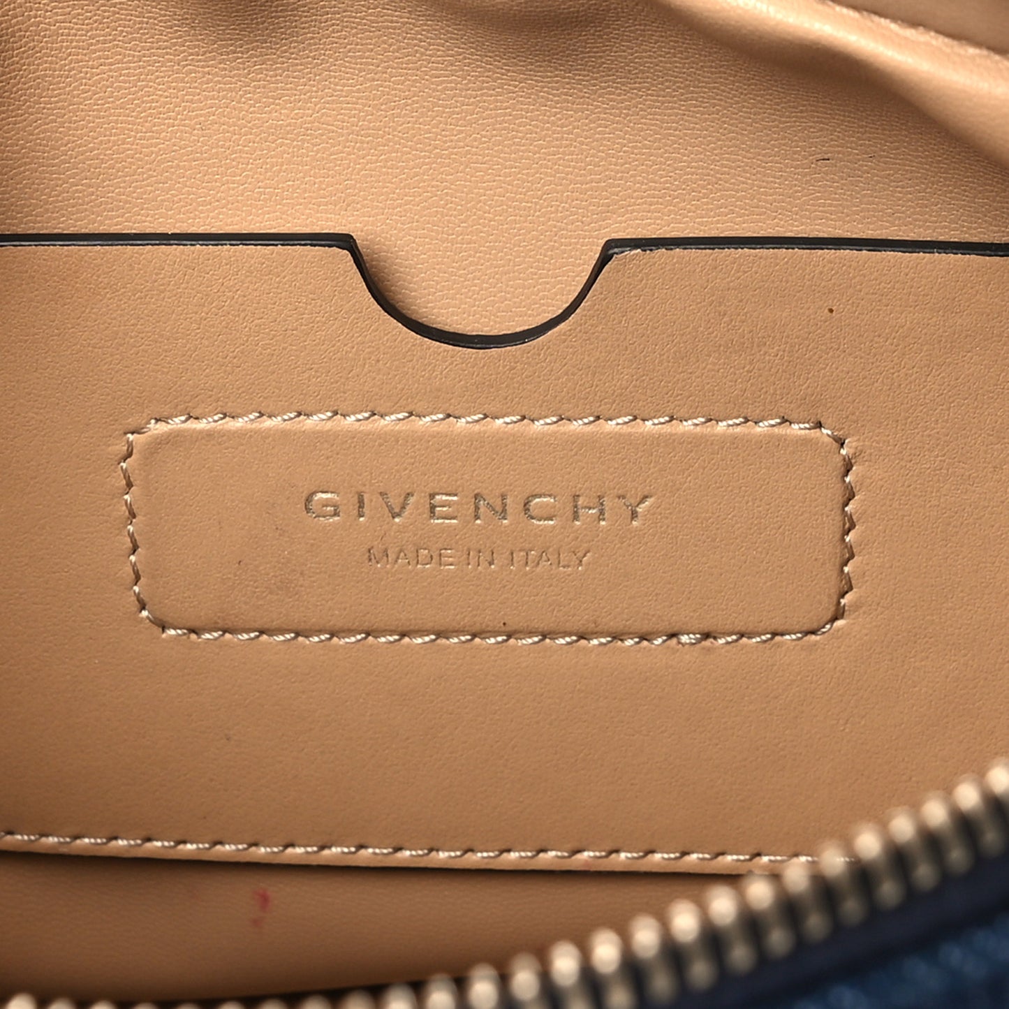 Denim Logo Bond Camera Bag Blue