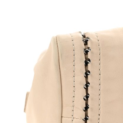 Chanel Smooth Calfskin Medium Luxe Ligne Bowler Light Beige 11 of 14