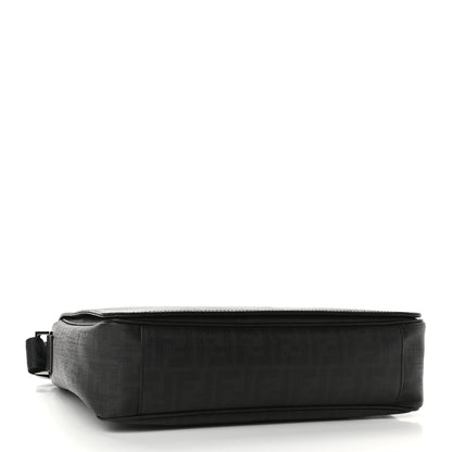 Fendi Zucca Spalmati Messenger Bag Black 3 of 7