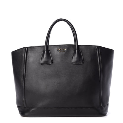 Prada City Calfskin Tote Black 1 of 13