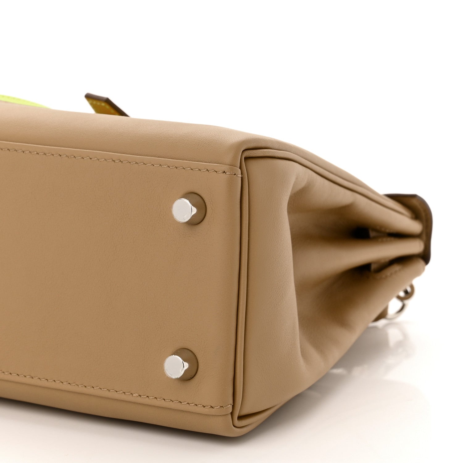 Hermes Swift Colormatic Kelly Retourne 25 Chai Mauve Sylvestre Lime 10 of 11