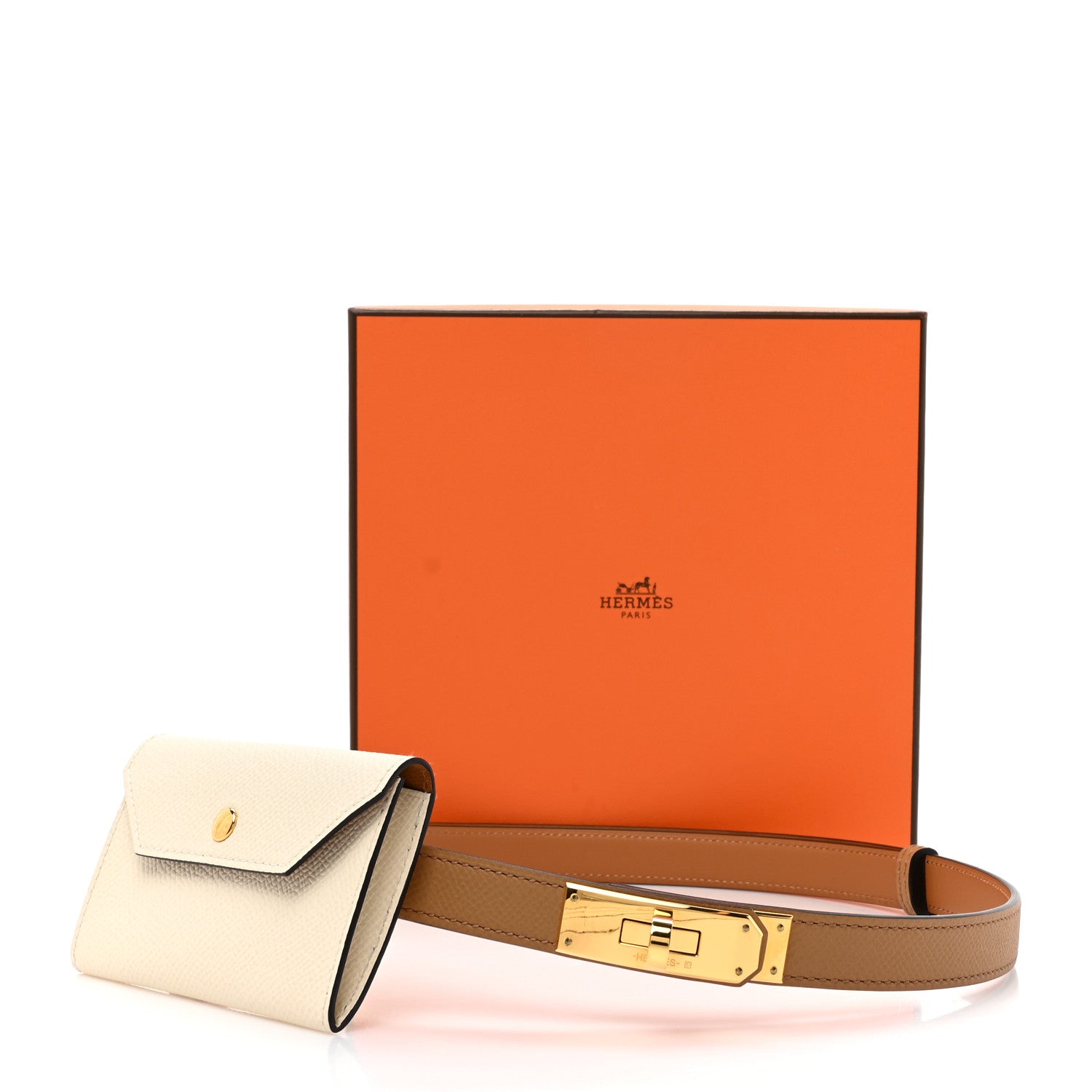 Hermes Epsom Kelly Pocket Belt Biscuit Nata 7 of 7