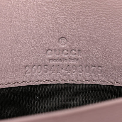 Gucci Soft Microguccissima Dice Chain Wallet Mauve 9 of 19