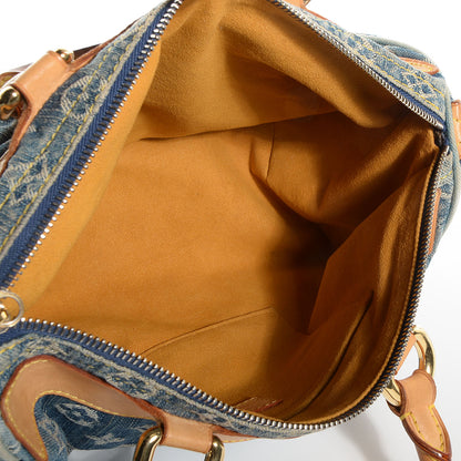Louis Vuitton Monogram Denim Neo Speedy Blue 5 of 7
